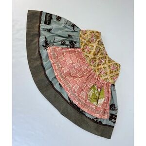 MATILDA JANE Westside Gretta in Calico apron skirt pink‎ blue brown floral 8